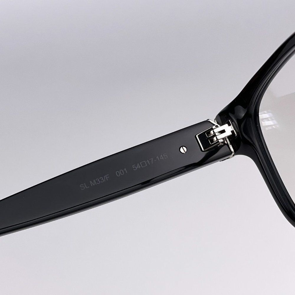 Saint Laurent SLM33/F 001 BRAND NEW Eyeglasses Cat Eye Black Women - Picture 7 of 9
